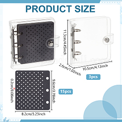 3 funda para cuaderno de PVC&nbsp;DIY-FG0010-28C