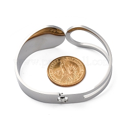 Brazaletes con bisagras de acero inoxidable 304 para mujer&nbsp;STAS-Z114-09P