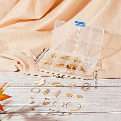 Kits de fabrication de boucles d'oreilles géométriques bricolage&nbsp;DIY-SC0019-01