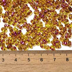 Spray bemalte Glasperlen&nbsp;SEED-F005-04A-02