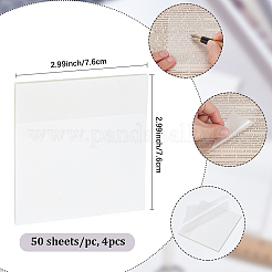 Transparenter Haustier-Haftzettel&nbsp;AJEW-SP0005-01