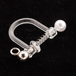 Accessori per orecchini a clip in acciaio inossidabile 304&nbsp;STAS-G247-04P