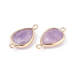 Natürliche Amethyst verbindet Steckverbinder&nbsp;G-L514-015D