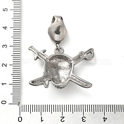 Halloween 304 Edelstahl Emaille Anhänger&nbsp;STAS-Q317-05C-AS