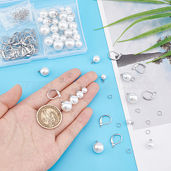 Kit de fabricación de aretes colgantes de perla de imitación de diy&nbsp;DIY-DC0001-39