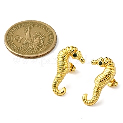 Ohrstecker aus 304 Edelstahl mit Mikropavé und klaren Zirkonia für Damen&nbsp;EJEW-B112-02G-01