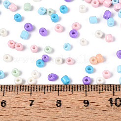 8/0 cuisson de peinture perles rocailles en verre &nbsp;SEED-S003-KM-01