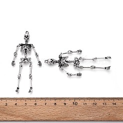 Tibetischen Stil Legierung große Anhänger&nbsp;TIBE-N016-05AS
