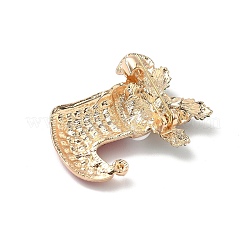 Broche de Noël en alliage de strass pour sac à dos et vêtements&nbsp;LS-JEWB-I045-01KCG-03