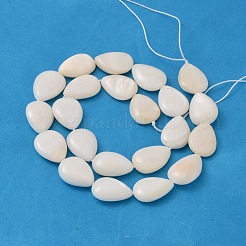 Natürlichen weißen Muschelperlen Stränge&nbsp;X-PBB263Y-1