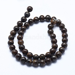 Natürliche bronzite Perlenstränge&nbsp;X-G-P370-05-8mm