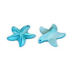 Pendentifs sculptés en coquille d'eau douce naturelle&nbsp;SHEL-N038-38D