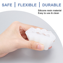 4 stampo per fondente a forma di piante succulente&nbsp;DIY-GF0003-37