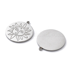 Pendentifs en acier inoxydable 304 anti-ternissement&nbsp;STAS-R130-42P