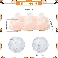 Baseball-Eis-Silikonformen&nbsp;ST-CJ0043-099