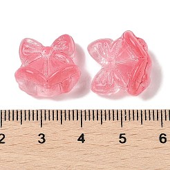 Perles de verre transparentes peintes en aérosol&nbsp;GLAA-Z011-06G