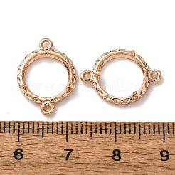 Flache runde Messingstecker Cabochon Einstellungen&nbsp;KK-NH0007-05KCG