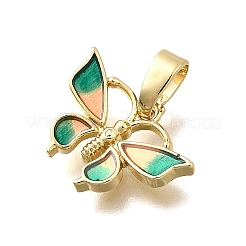 Messing Emaille Anhänger / charms&nbsp;KK-P336-24G-02