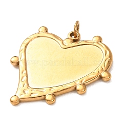 Cabochon-Fassungen für Anhänger aus Edelstahl 304&nbsp;STAS-Z204-04G-02