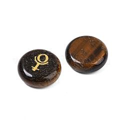 10 Stück 10 Stile natürliche Tigerauge Cabochons&nbsp;G-G193-03D
