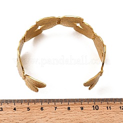 Bracelets manchettes en acier inoxydable 304&nbsp;BJEW-L705-03G