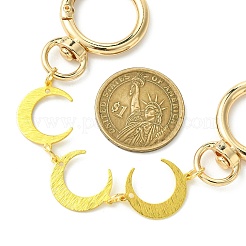 Catene di estensione per borse a maglie triple moon in ottone&nbsp;FIND-JF00147-02