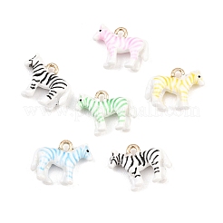 Anhänger aus Zebra-Emaille&nbsp;ENAM-P264-05G