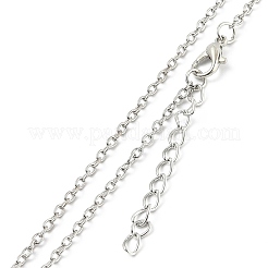 Collane del pendente in resina lega&nbsp;NJEW-B0003-08P