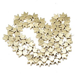 Electroplate non magnetici ematite sintetico fili di perline&nbsp;G-S372-002-02KC