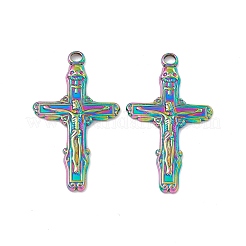 Pendentifs en acier inoxydable 304 avec placage ionique (IP)&nbsp;STAS-B031-29R