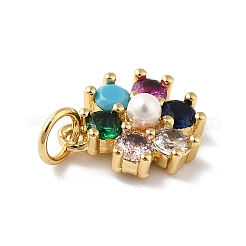 Micro Pave Bijoux de zircone cubique en laiton de placage en râtelier&nbsp;KK-A160-22C-G