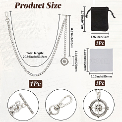3 pendentif décoratif en aluminium&nbsp;HJEW-SC00209-02