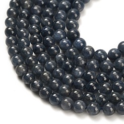 Chapelets de perles en saphir naturel&nbsp;G-L631-A02-5-6mm-A