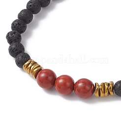Stretch-Armbänder mit runden Perlen aus natürlichen und synthetischen Edelsteinen für Männer und Frauen&nbsp;BJEW-JB12263-01