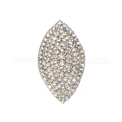 Pferdeauge Messing Kristall Strass Fingerringe&nbsp;FS-WG798CF-01