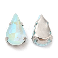 Mokka fluoreszierender (mi) tropfenförmiger Strass zum Aufnähen&nbsp;GGLA-M006-01A-P05