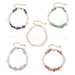 Braccialetti con perline di pietre preziose naturali per donna&nbsp;BJEW-JB13350