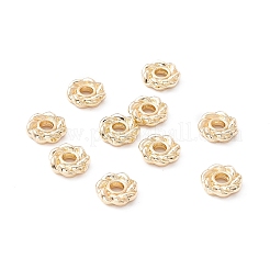 Perle d'alliage de placage de crémaillère&nbsp;LS-FIND-WH0118-08B-G