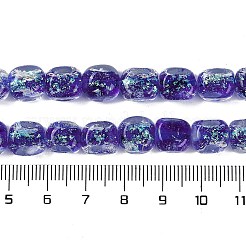 Fili di perline di lampwork in lamina fatti a mano&nbsp;FOIL-K003-05B