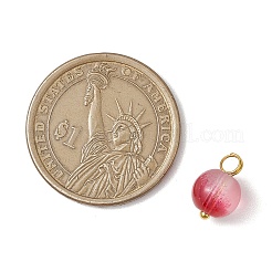 Glasanhänger aus mattierter Backfarbe&nbsp;PALLOY-JF03270-01
