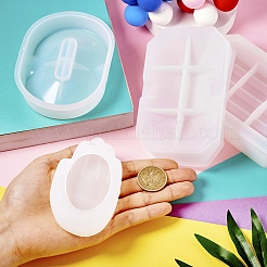 4 Stück 4 Stile DIY Seifenkisten-Silikonformen&nbsp;DIY-CW0001-27