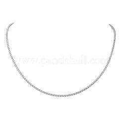 Colliers à chaîne en acier inoxydable 304 de 2.5 mm&nbsp;NJEW-JN05718