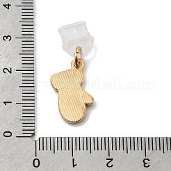 Weihnachtsmotiv Legierung Emaille Charm Handybänder&nbsp;HJEW-JM03451