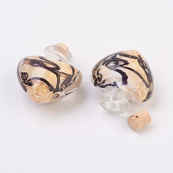 Handmade lampwork Parfümflasche Anhänger&nbsp;LAMP-P044-C06