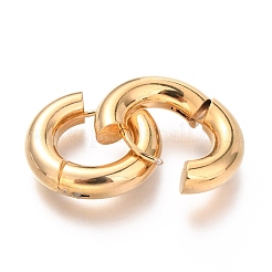 202 pendientes de aro de acero inoxidable&nbsp;X-EJEW-O087-08C-G