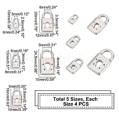20 pendentif en acier inoxydable 304 de 5 styles&nbsp;STAS-UN0025-65