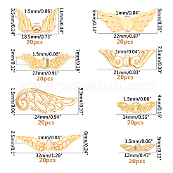 Ttibetischen Stil Legierung Flügel Perlen&nbsp;TIBEB-PH0004-71