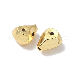 Mattgoldfarbene 925 Sterlingsilber-Guru-Perlen mit 3 Löchern&nbsp;STER-R014-01G