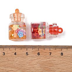 Leuchtende Anhänger aus Glas und Kunststoff&nbsp;GLAA-G129-02