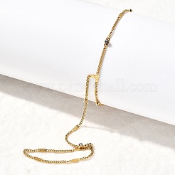 304 Edelstahl-Strass-Gliederring-Armbänder für Damen&nbsp;BJEW-Z140-05G